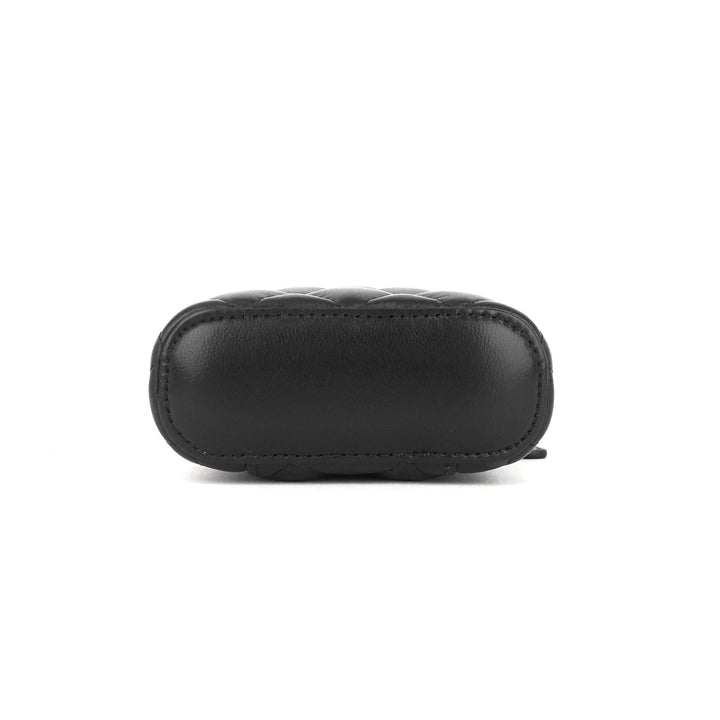 classic vanity with chain matelassé lambskin crossbody bag