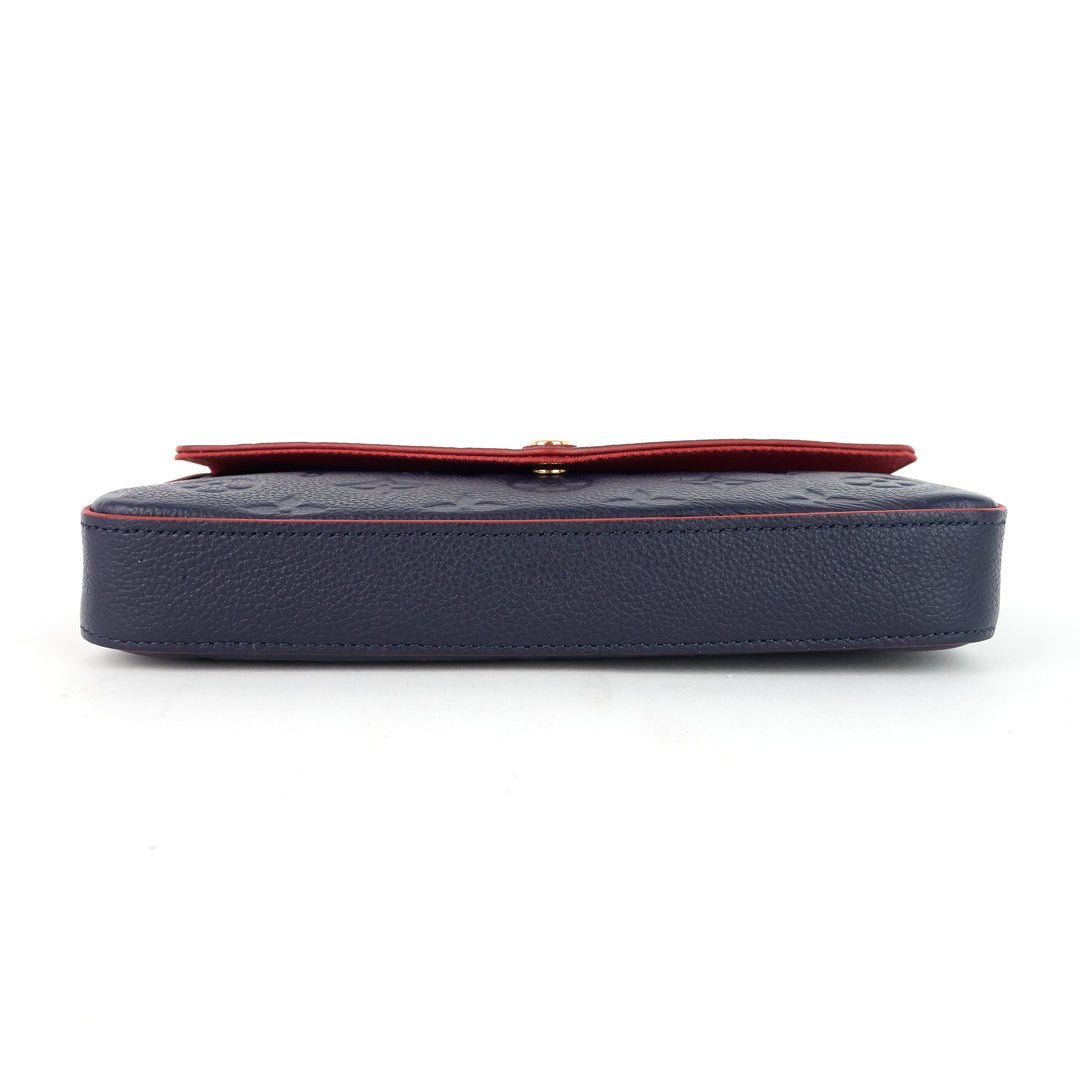 félicie pochette monogram empreinte leather bag