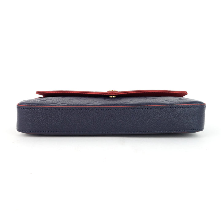 félicie pochette monogram empreinte leather bag