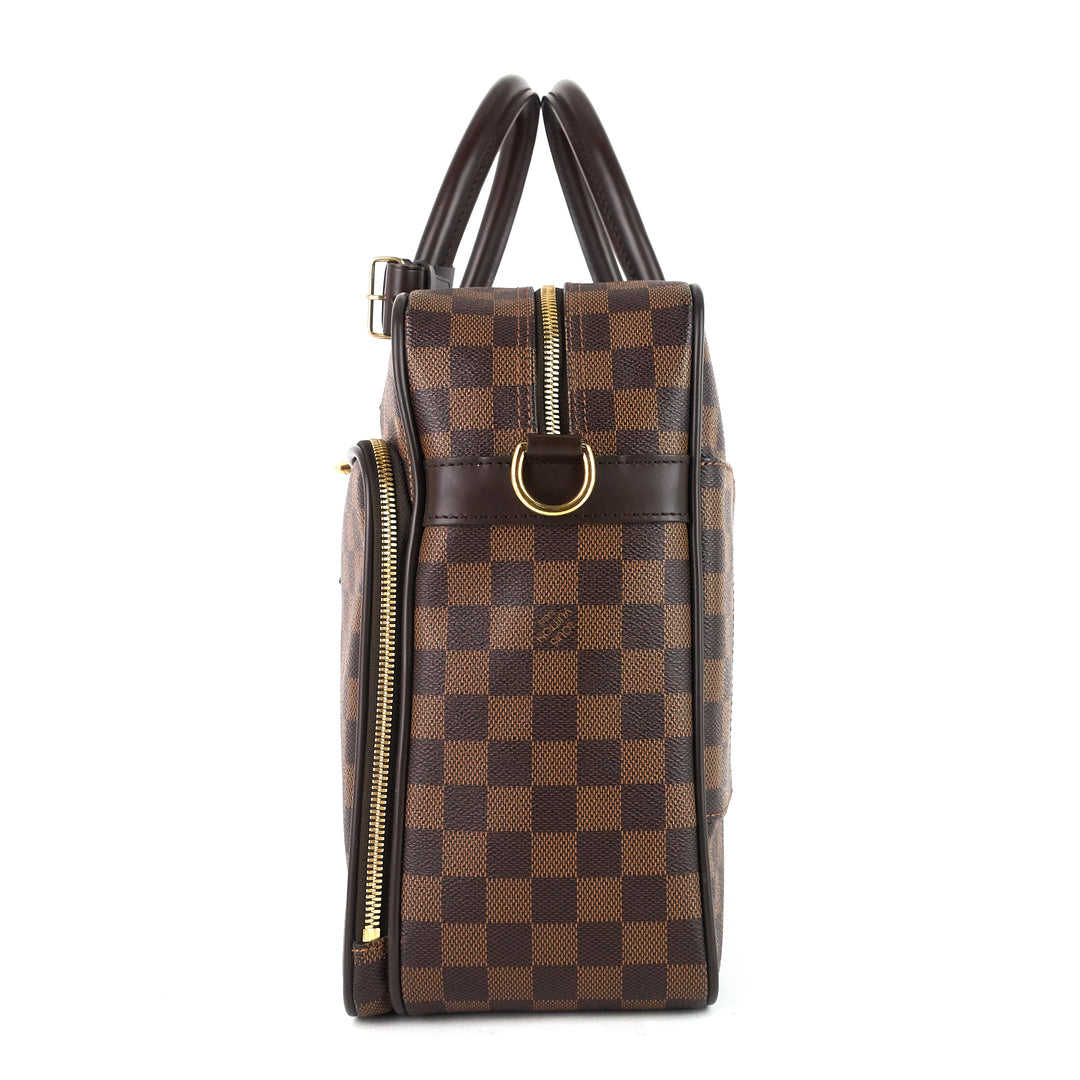 icare damier ebene canvas computer bag