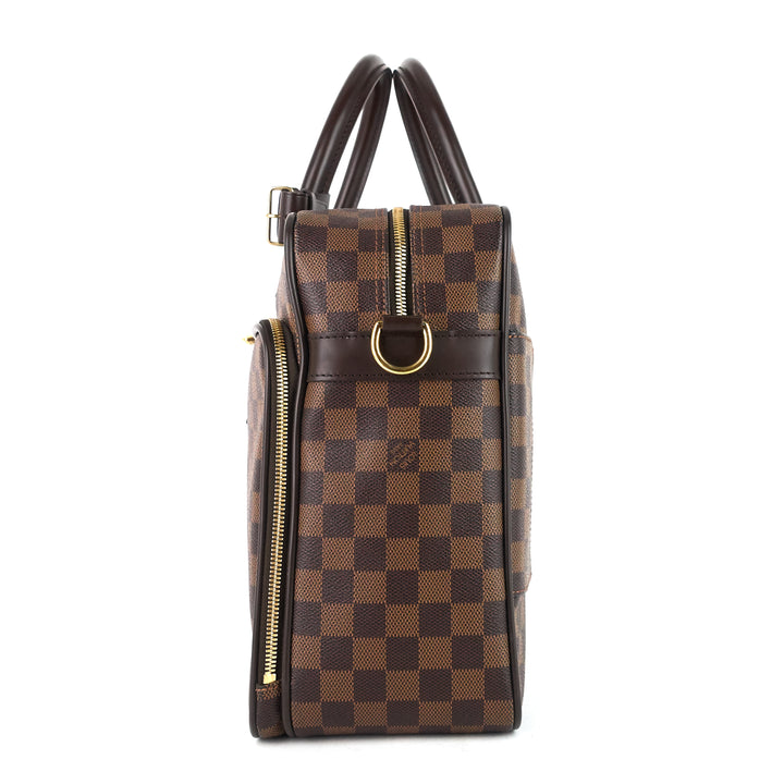 icare damier ebene canvas computer bag