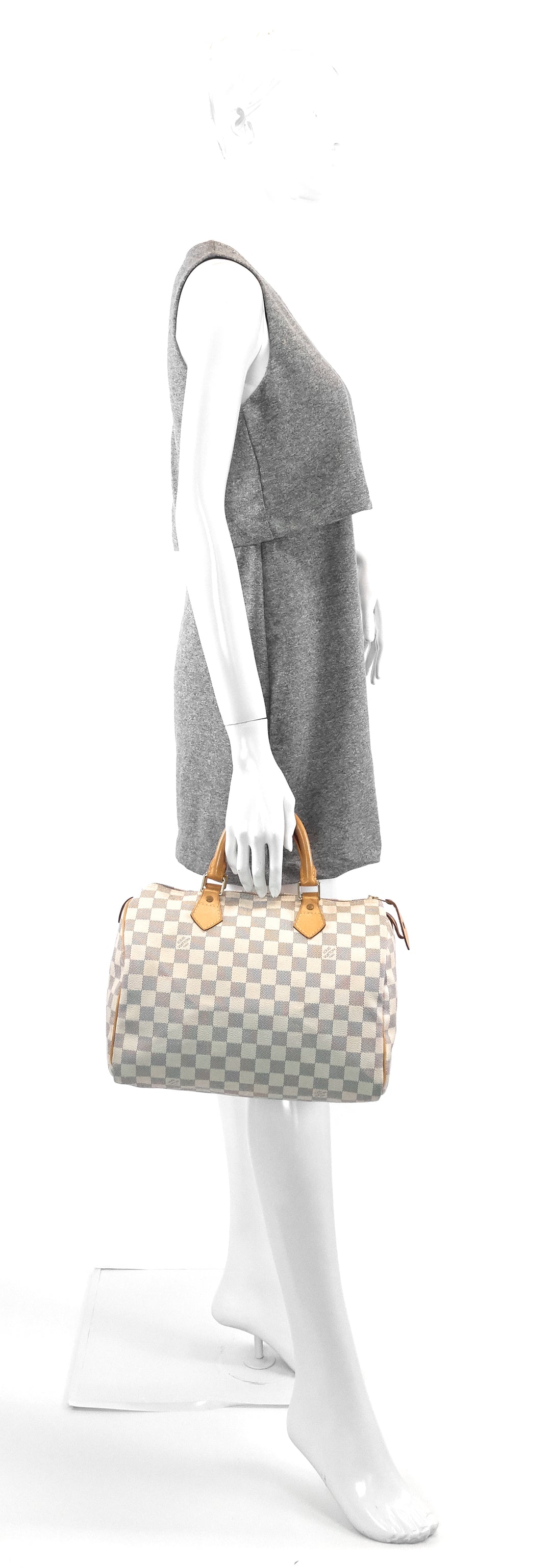 speedy 30 damier azur canvas bag