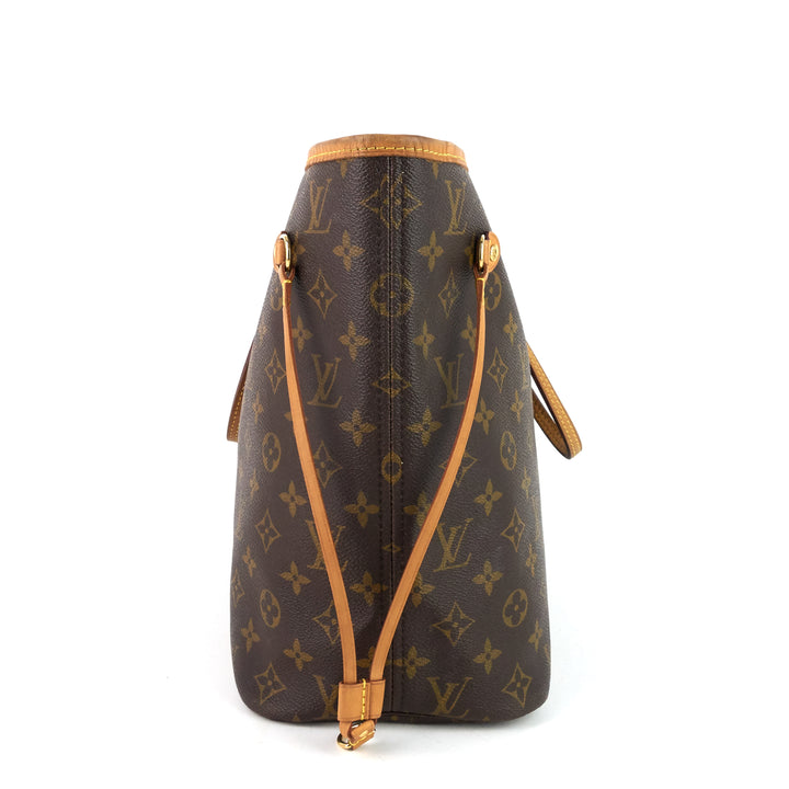 neverfull mm monogram canvas tote bag