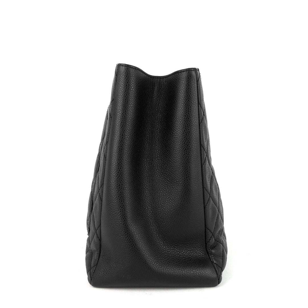 grand shopping tote caviar leather bag