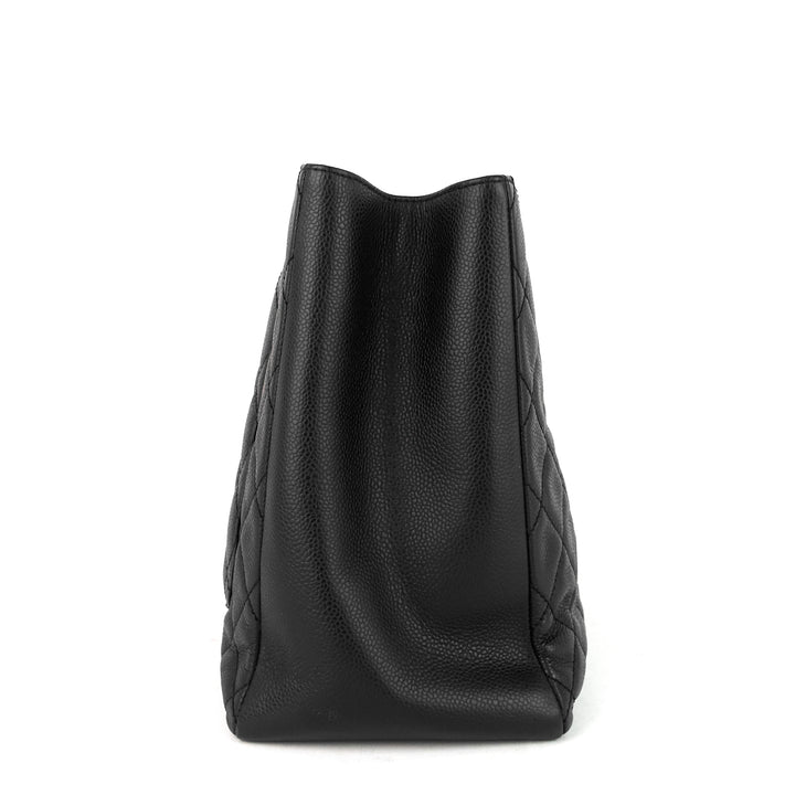 grand shopping tote caviar leather bag