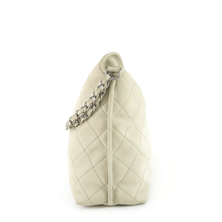 french riviera quilted suede hobo bag