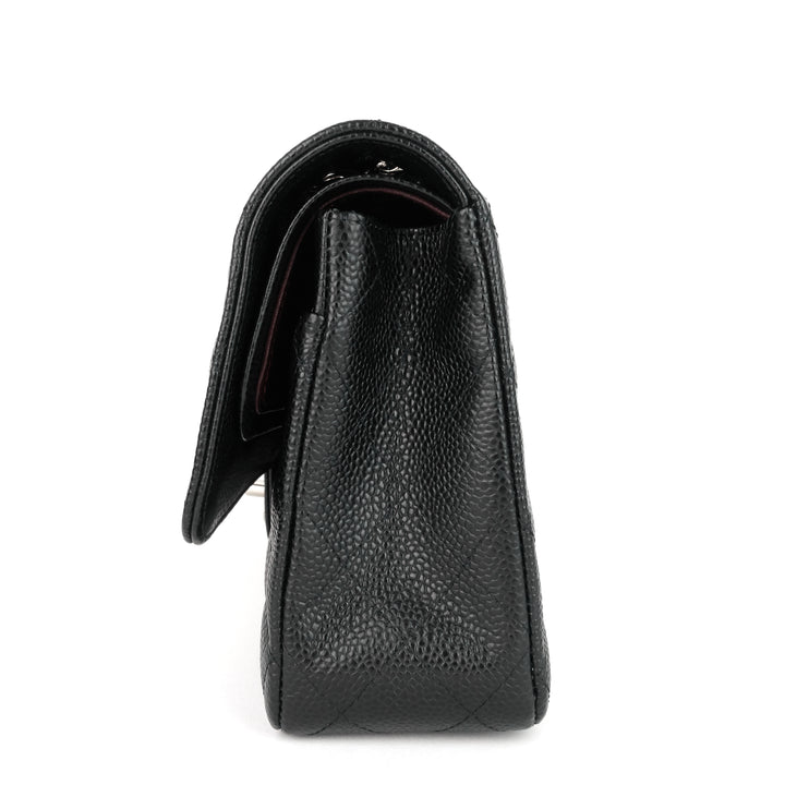 classic double flap medium caviar shoulder bag