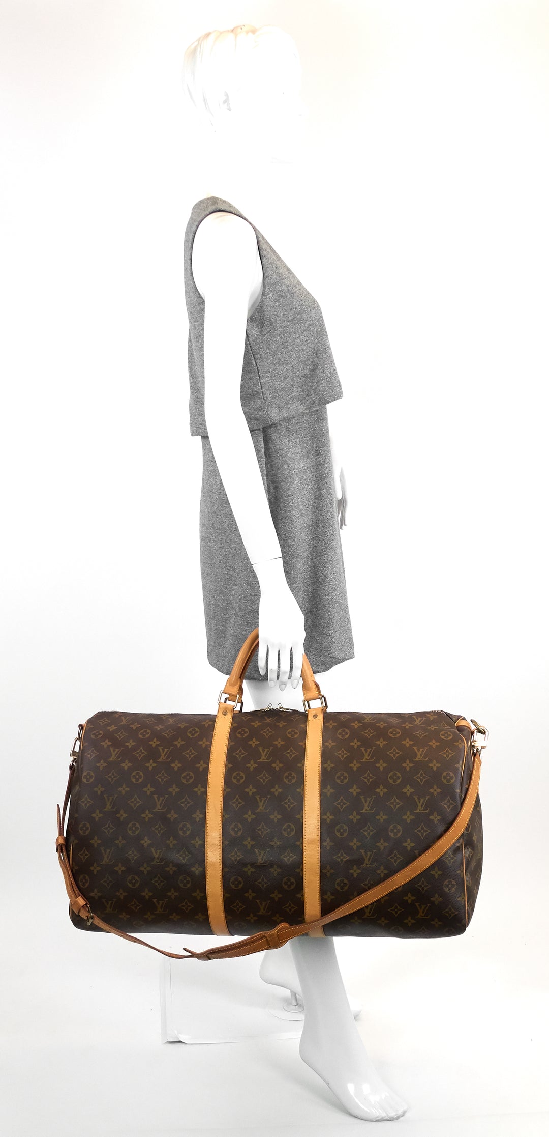 keepall 60 bandouliere monogram canvas bag