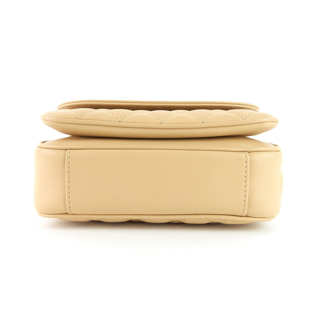 lovely day square lambskin flap bag