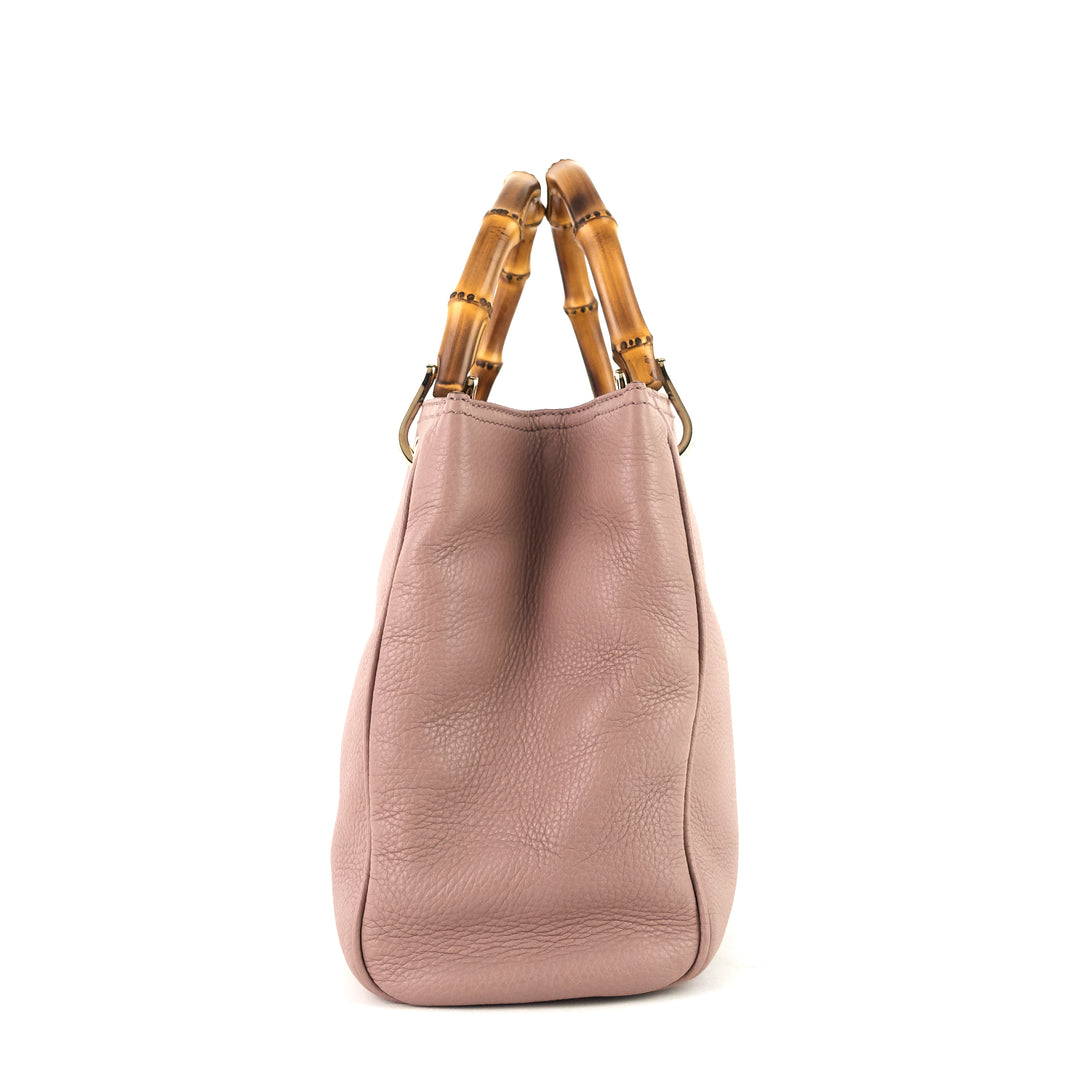 bamboo shopper small calfskin tote bag