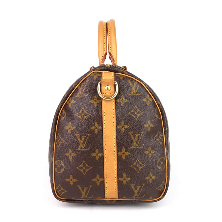 speedy 30 bandouliere monogram canvas bag