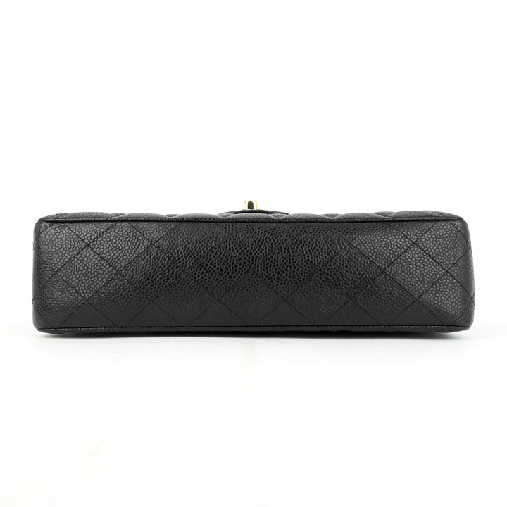 classic double flap medium caviar shoulder bag