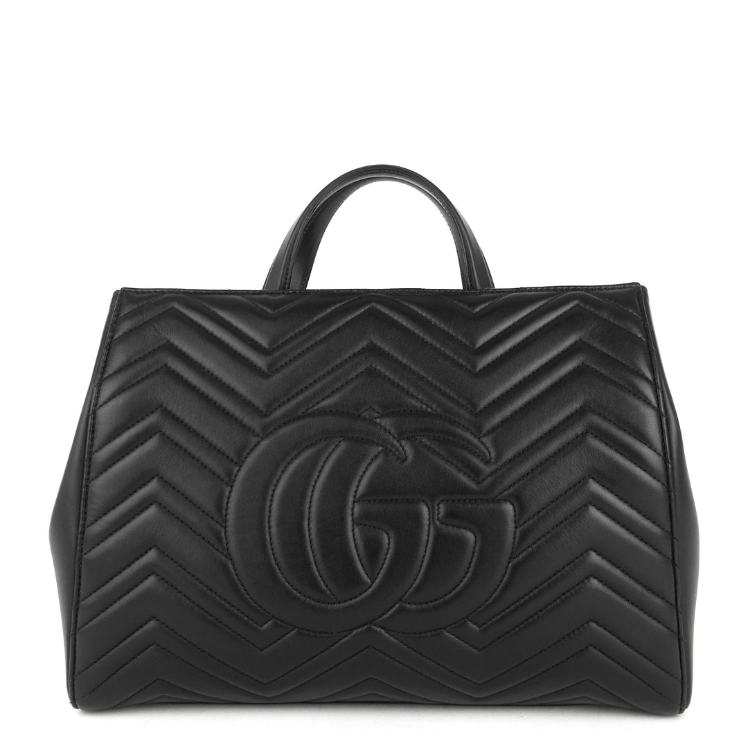 marmont medium matelassé calfskin tote bag