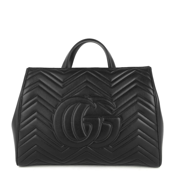 marmont medium matelassé calfskin tote bag