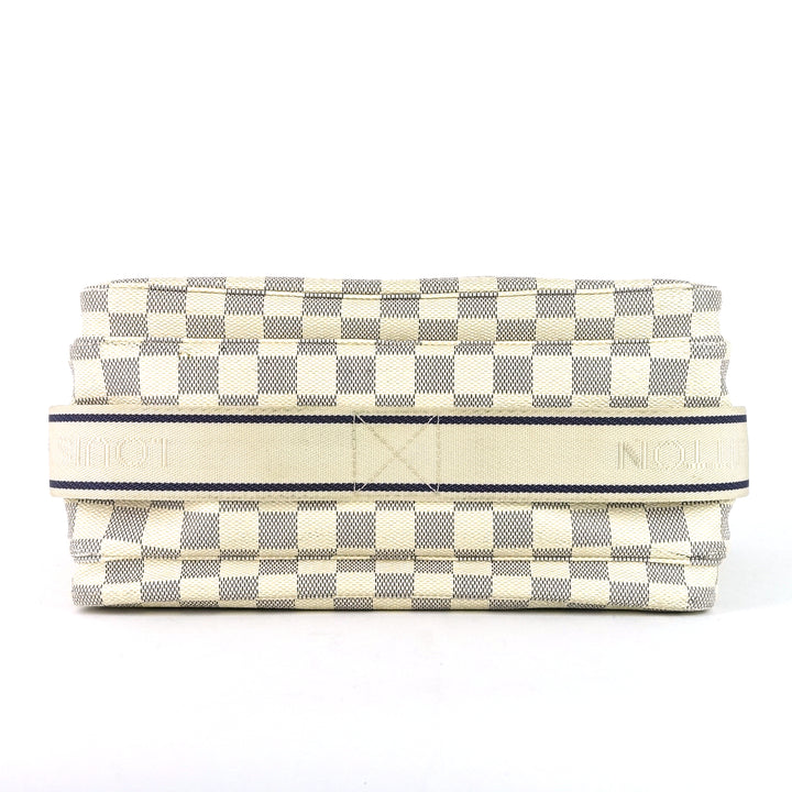 naviglio damier azur canvas messenger bag