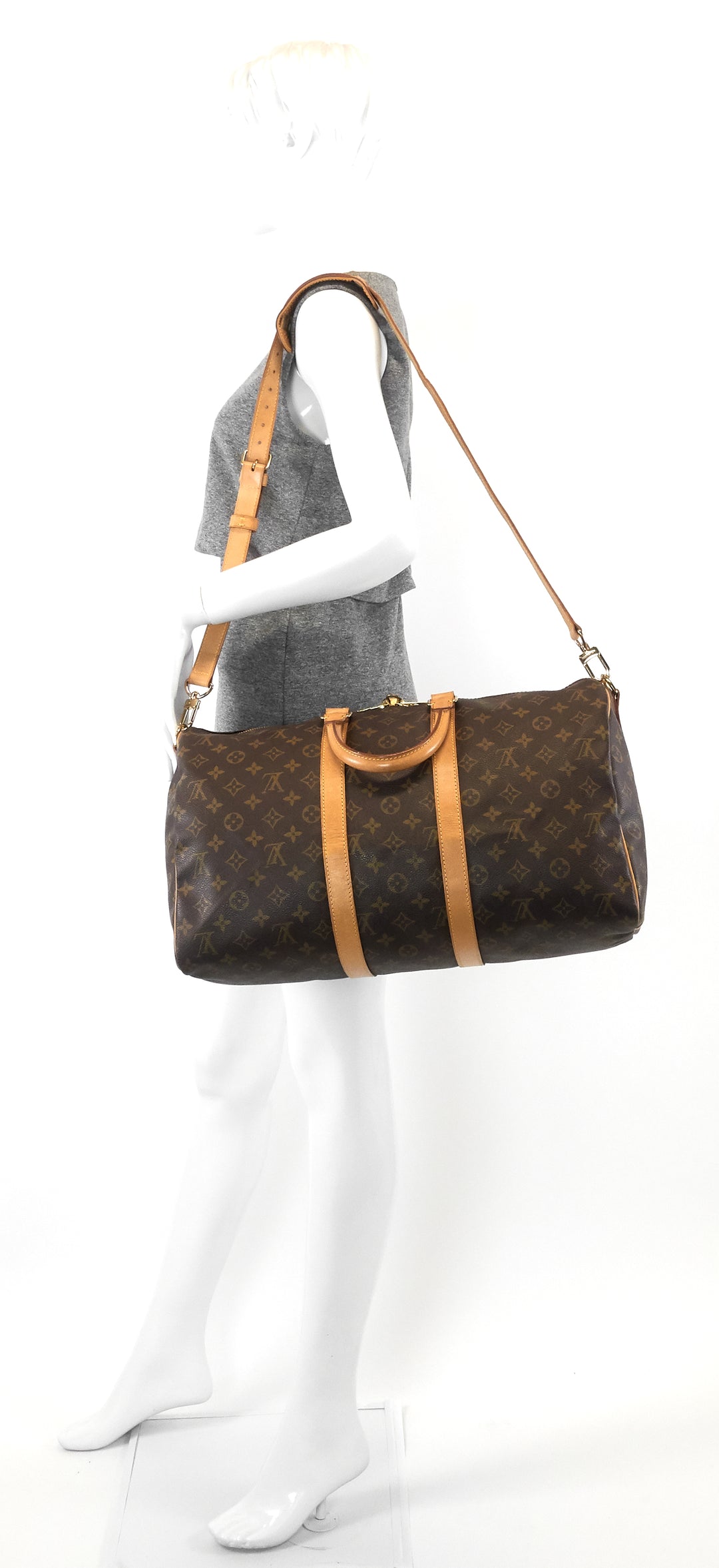 keepall 45 bandouliere monogram canvas bag