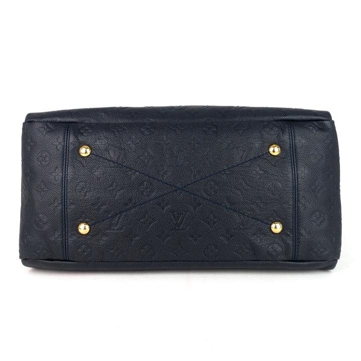 artsy mm monogram empreinte leather bag