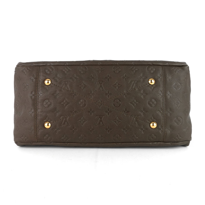 artsy mm monogram empreinte leather bag
