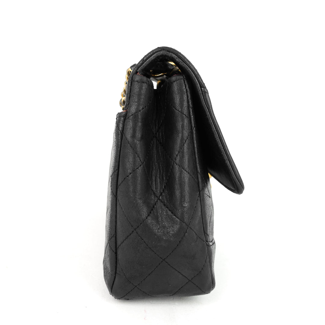 vintage medium lambskin flap bag