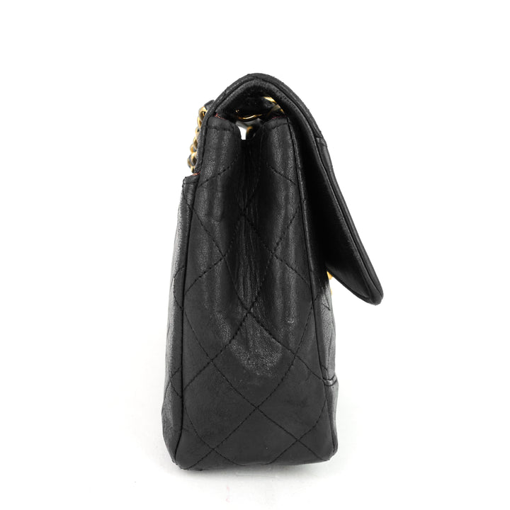 vintage medium lambskin flap bag