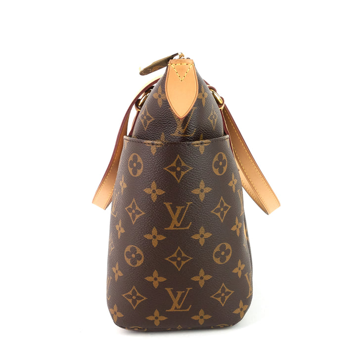 totally pm monogram canvas bag