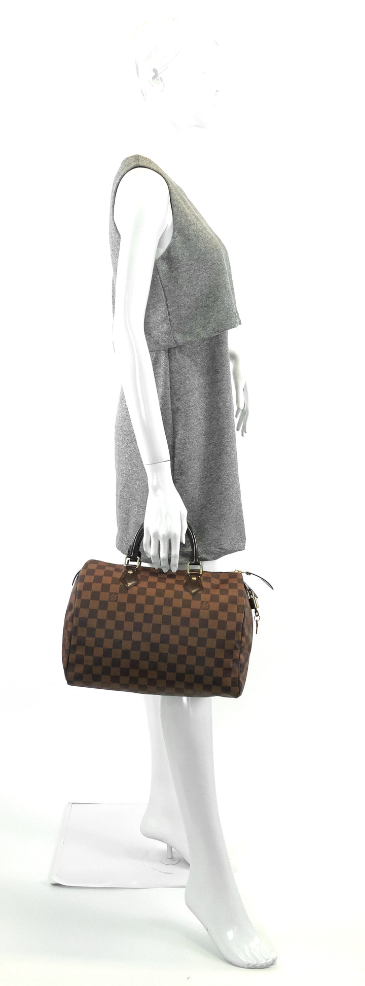 speedy 30 damier ebene canvas bag