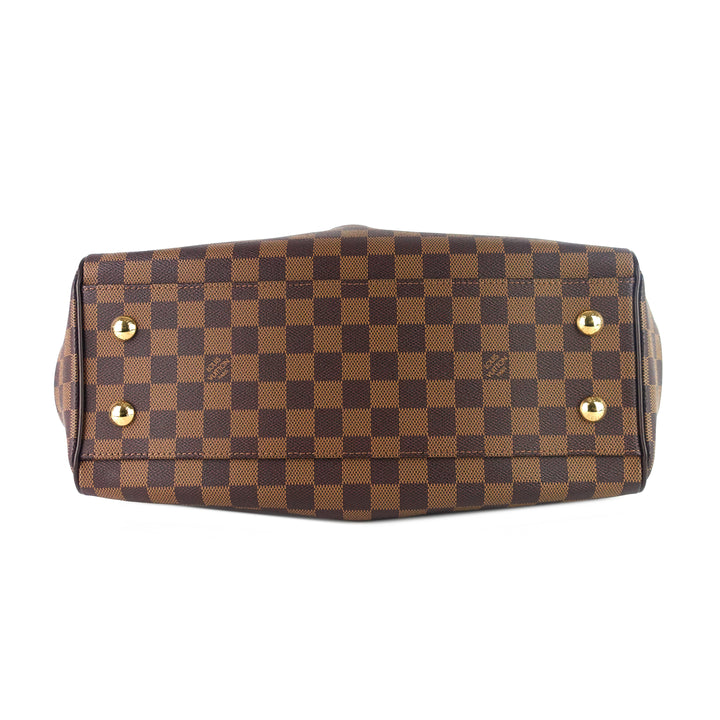 trevi pm damier ebene canvas bag