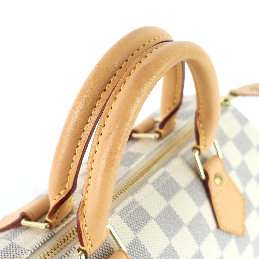 speedy 25 damier azur canvas bag
