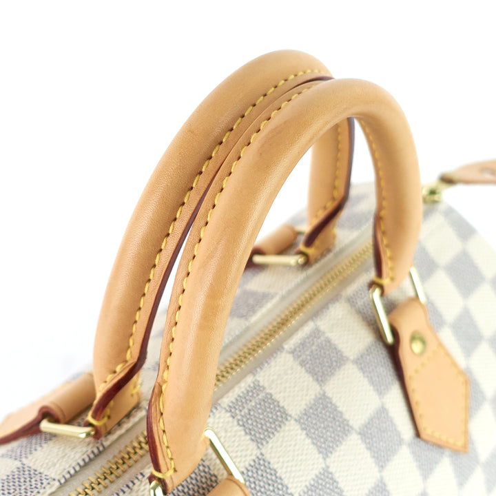speedy 25 damier azur canvas bag