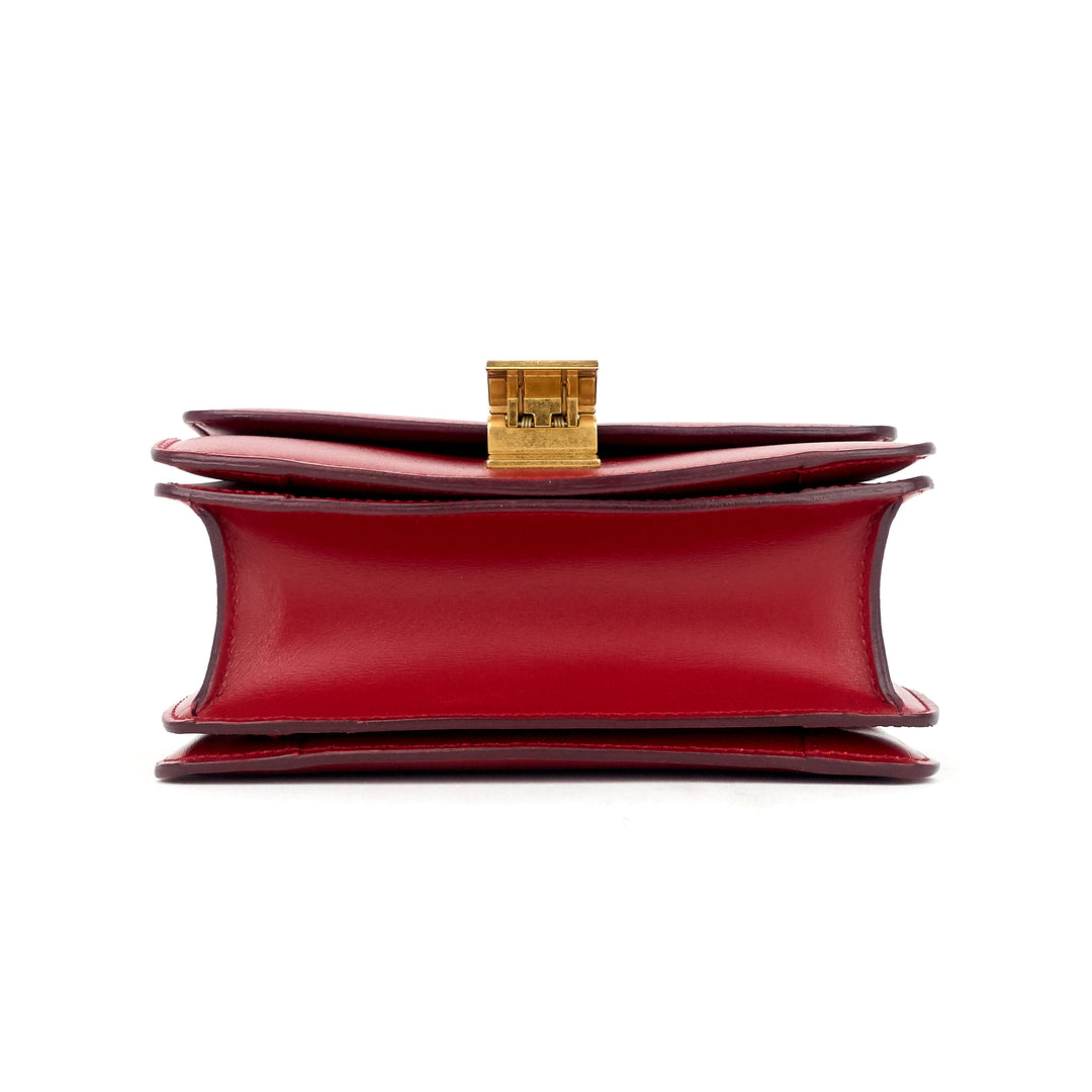 classic box small calf leather bag