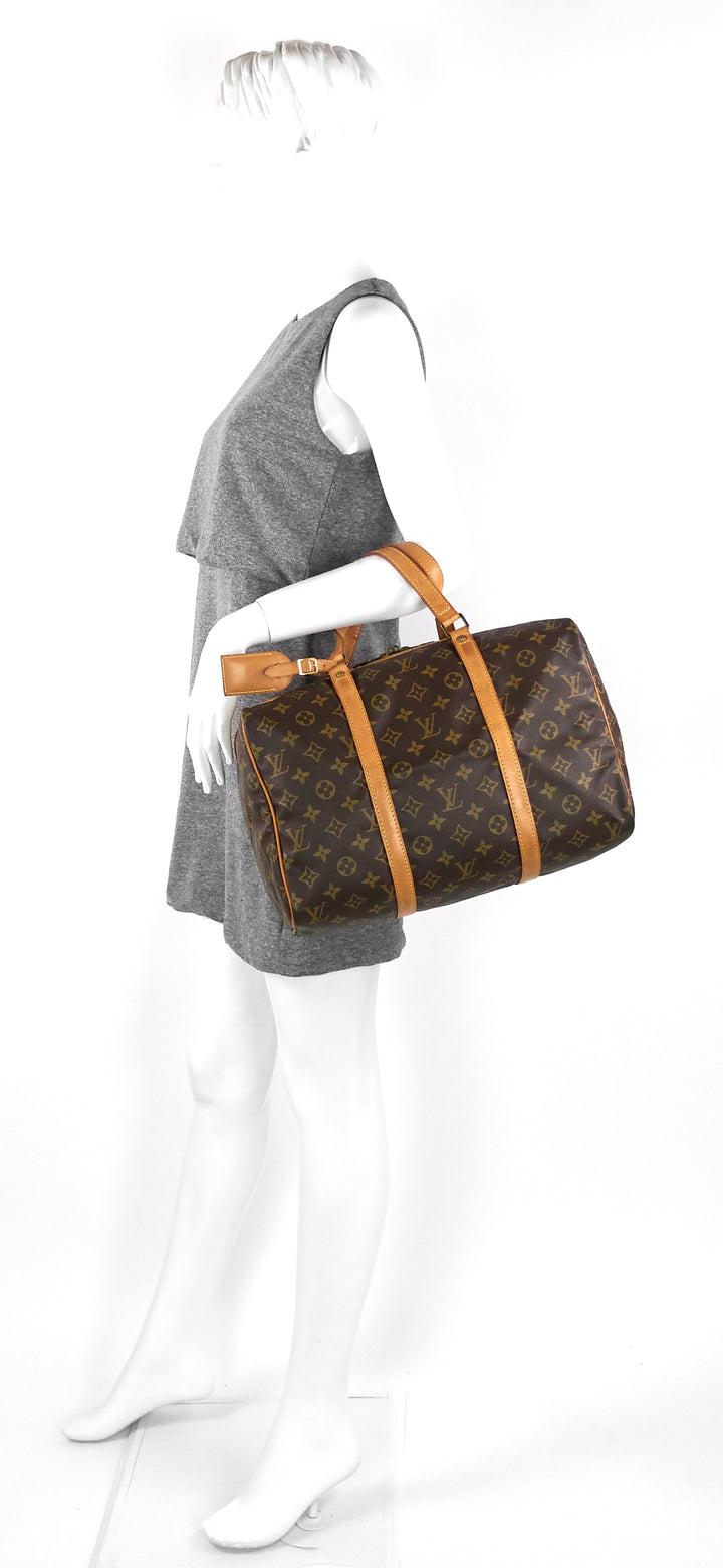 sac souple 35 monogram canvas duffle bag