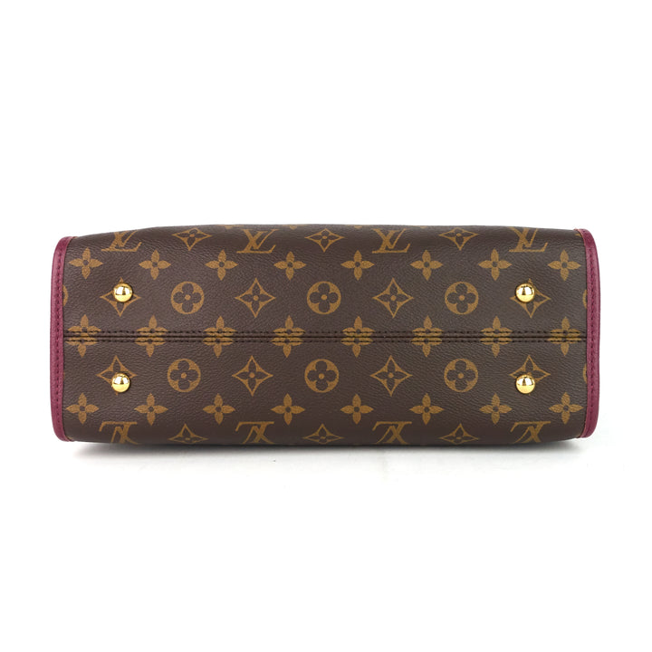 popincourt pm monogram canvas raisin tote bag