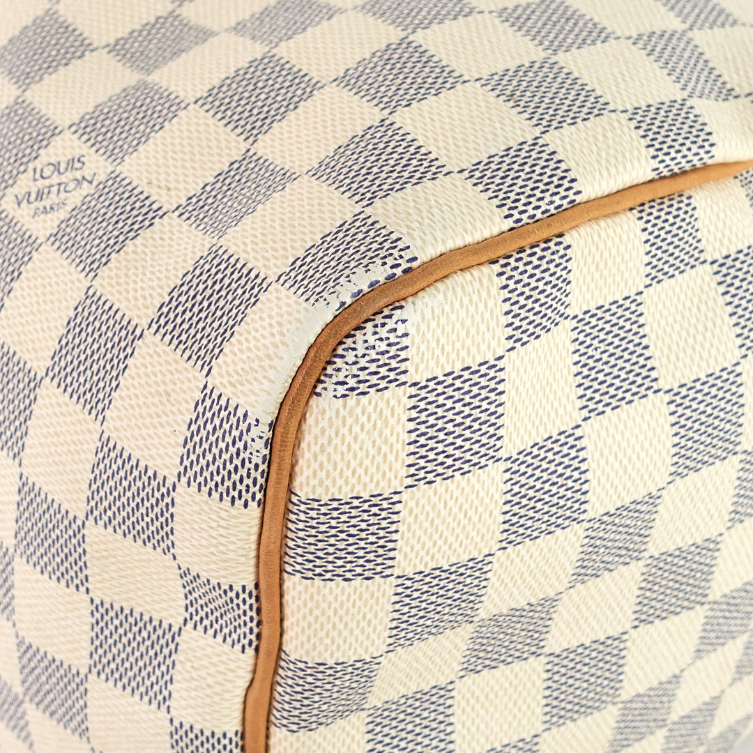 speedy 30 damier azur canvas handbag