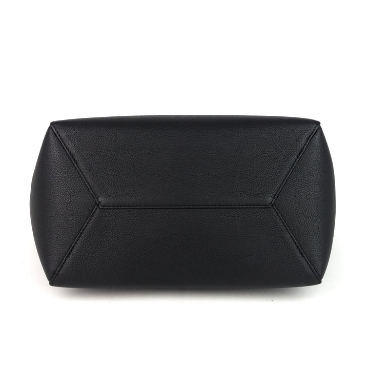 lockme cabas calf leather tote bag