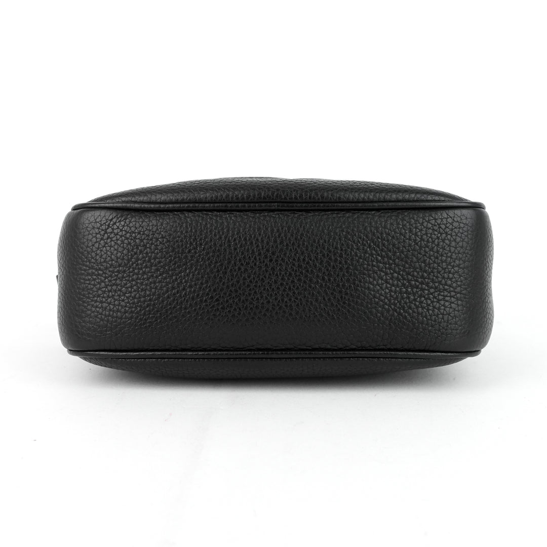 soho disco pebbled leather crossbody bag