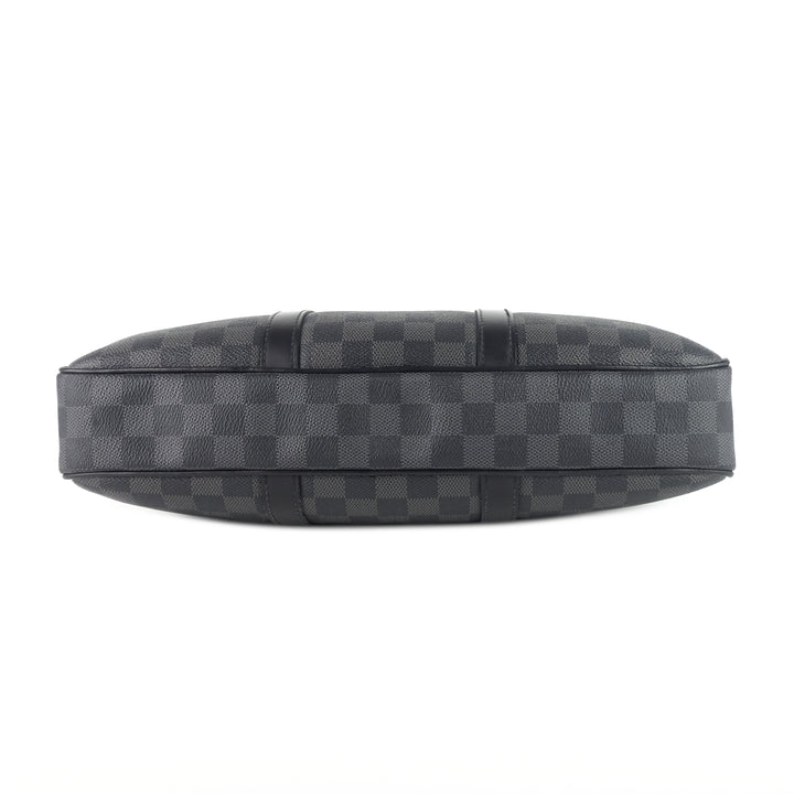 porte-documents voyage pm damier graphite canvas briefcase bag