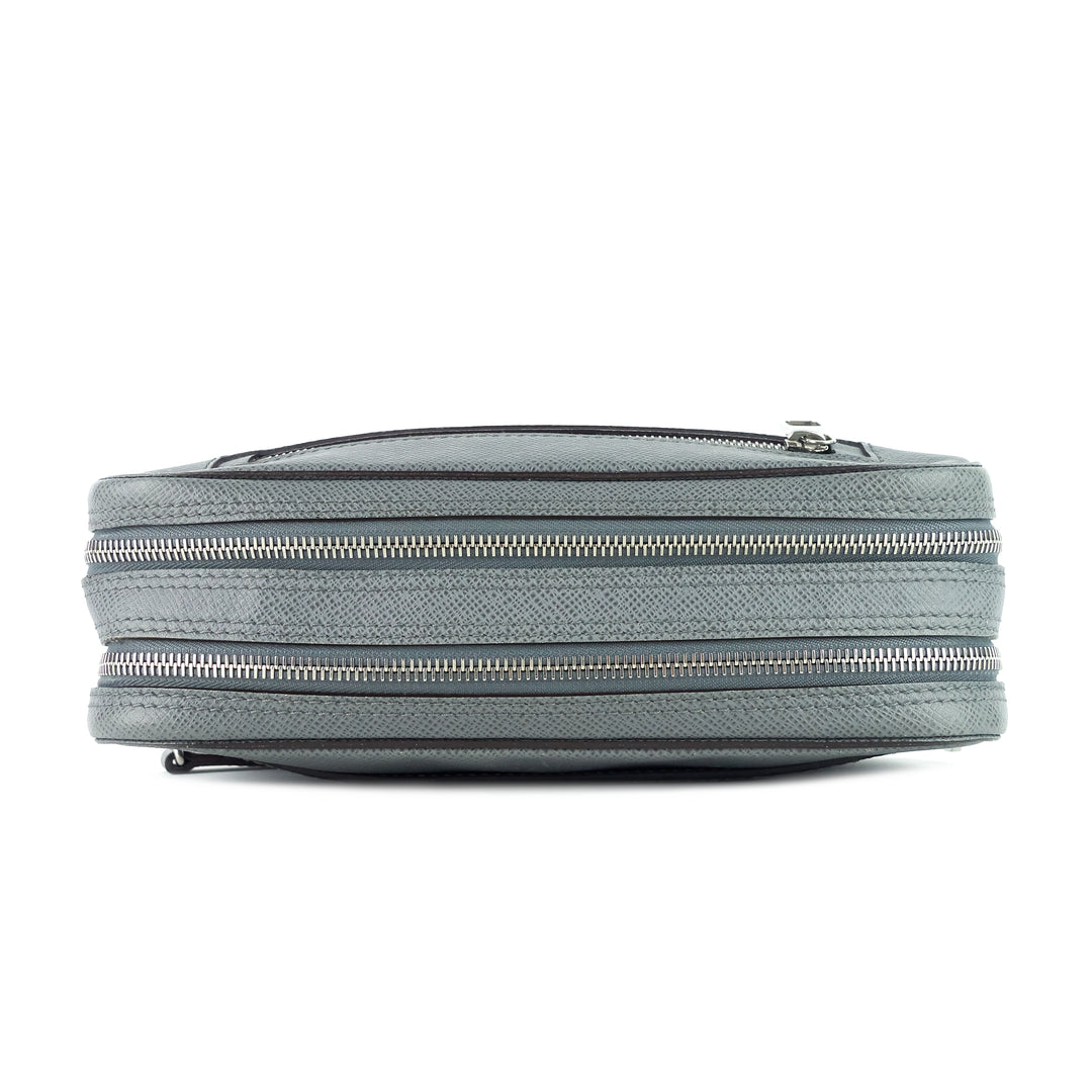 pavel taiga leather clutch bag