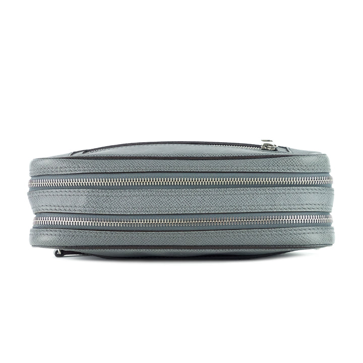 pavel taiga leather clutch bag