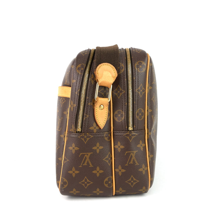 reporter gm monogram canvas bag