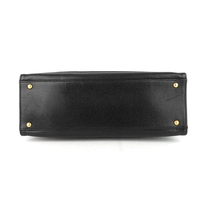 caviar leather cc flap pocket bag