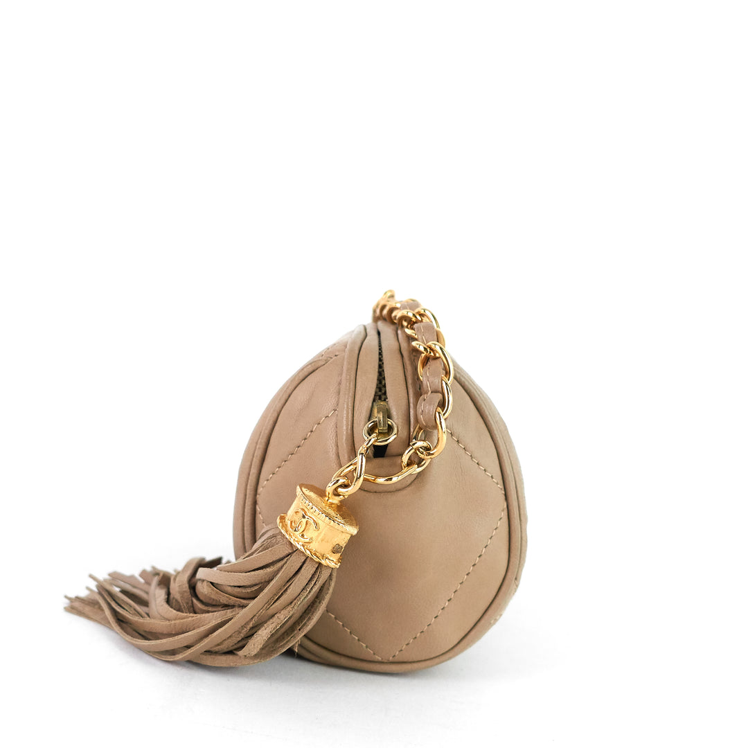 cc tassel lambskin crossbody bag