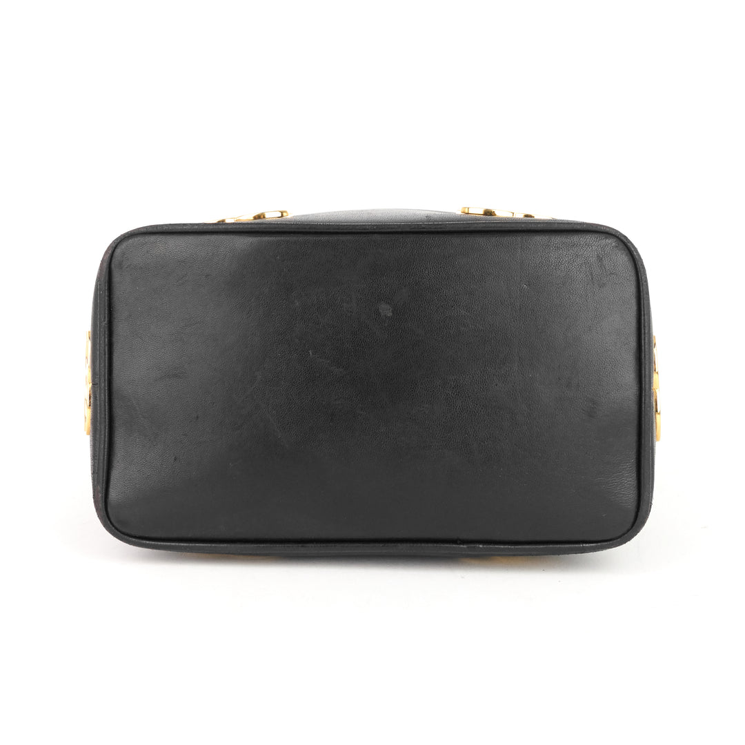 lambskin cc bucket bag