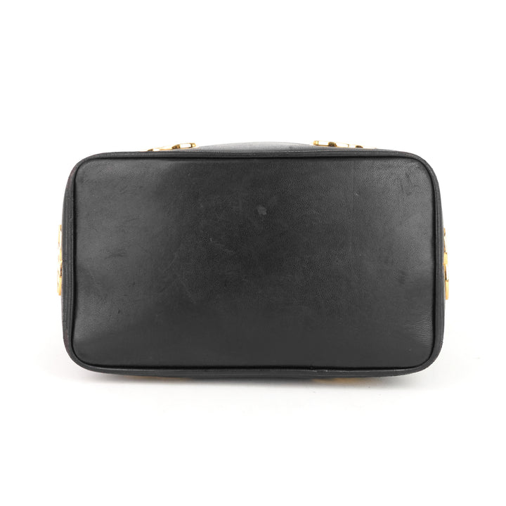 lambskin cc bucket bag