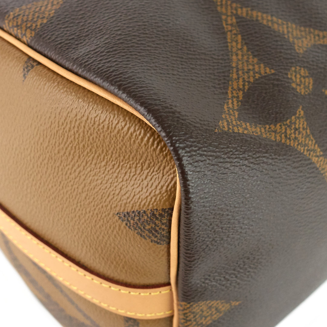 speedy bandoulière 30 monogram giant reverse canvas bag