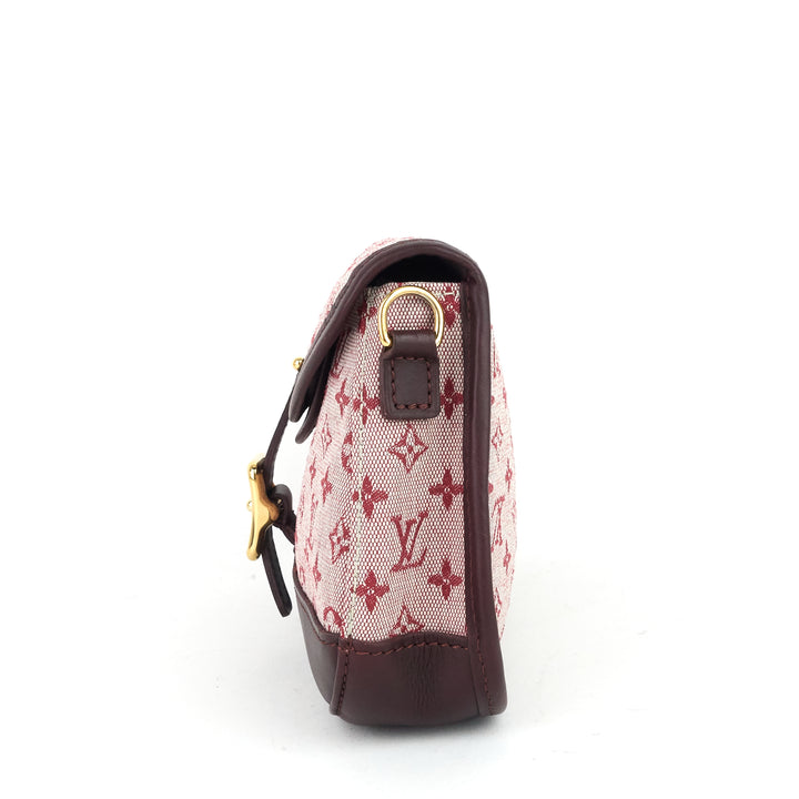 marjorie monogram mini lin canvas bag