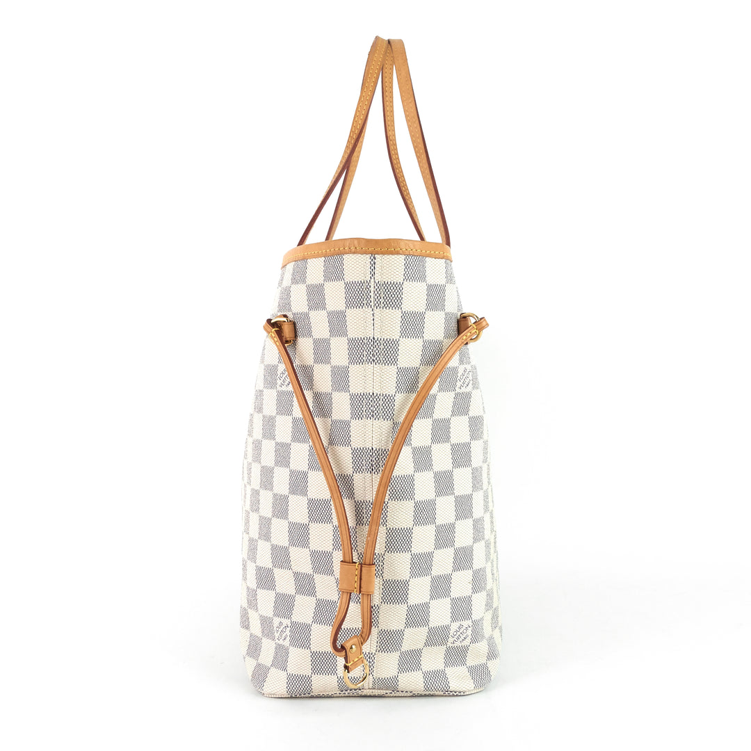 neverfull mm damier azur canvas bag