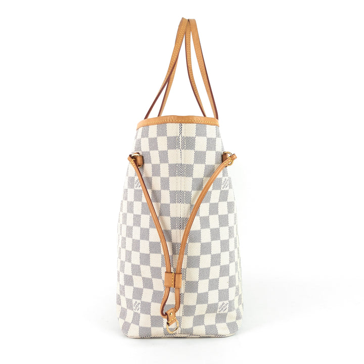 neverfull mm damier azur canvas bag