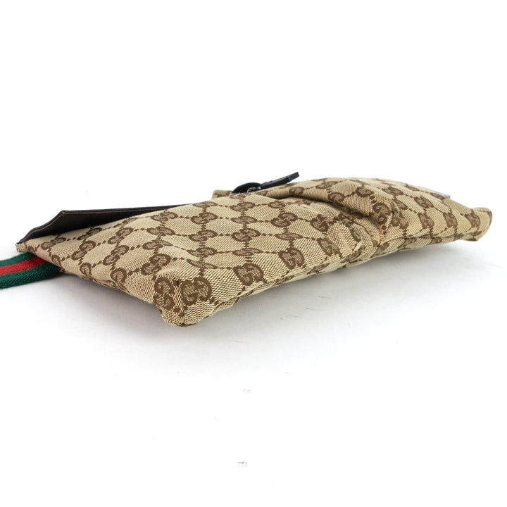 monogram canvas belt bag