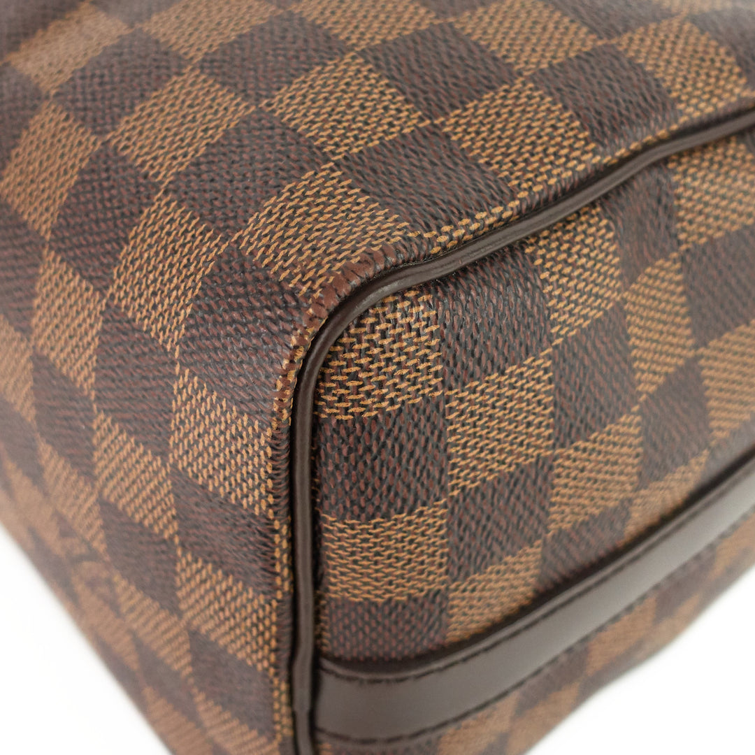 speedy bandoulière 25 damier ebene canvas bag