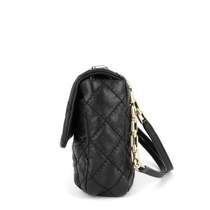 retro chain medium calfskin flap bag